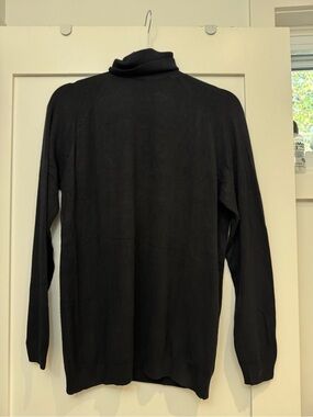 Zara Black Turtleneck Sweater - Slim Knit